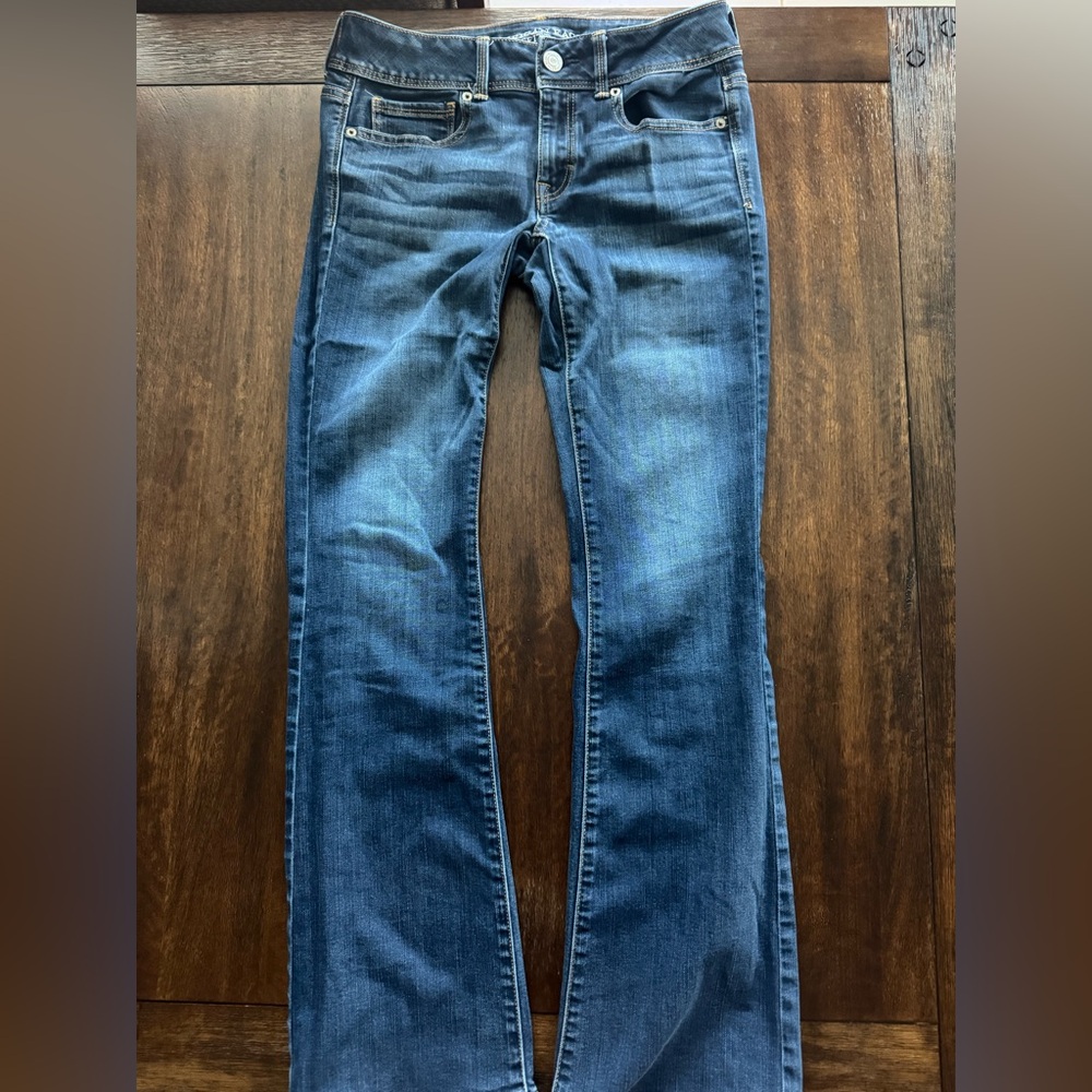 American Eagle Outfitters Super Stretch Kick Boot Jeans